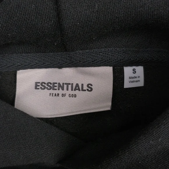 Essentials Classic Black Hoodie - Picture 9 of 11